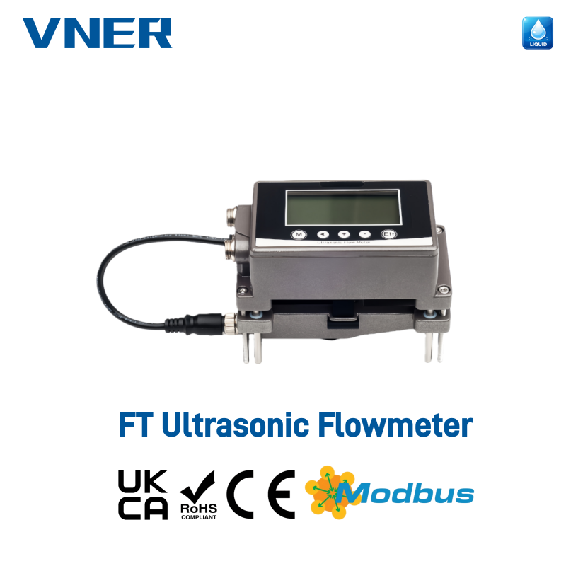 Medidor de fluxo ultrassônico clamp-on VNFT