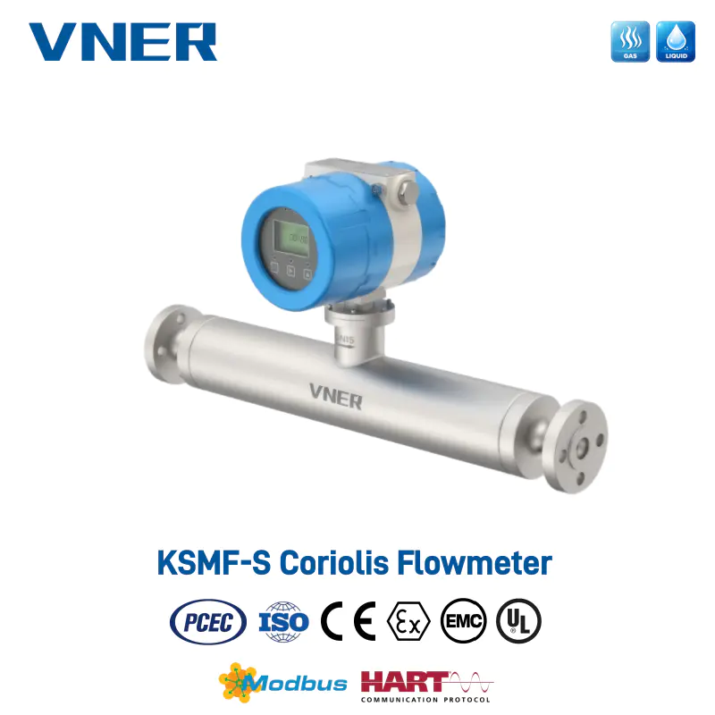 Medidor de vazão de massa Coriolis série S KSMF