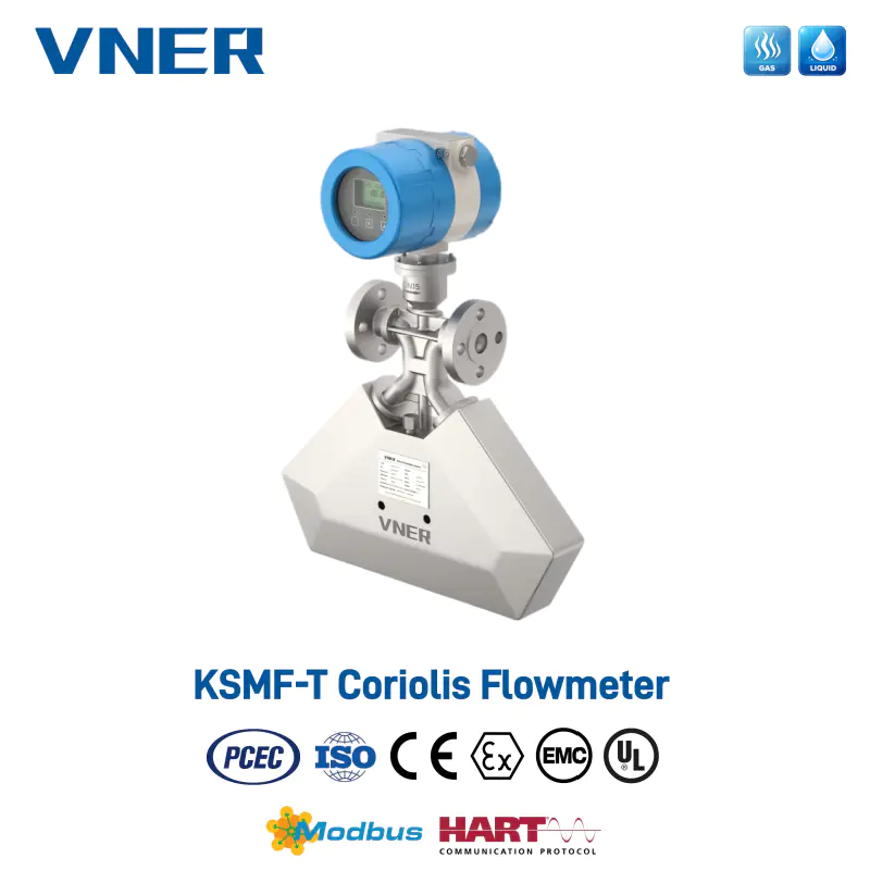 Medidor de vazão de massa Coriolis KSMF série T