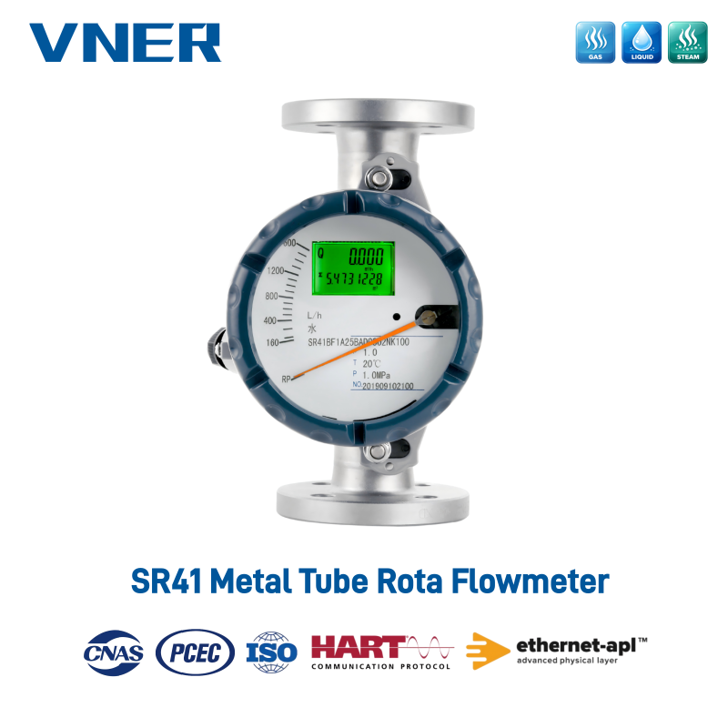 Rotâmetro de tubo metálico série SR41